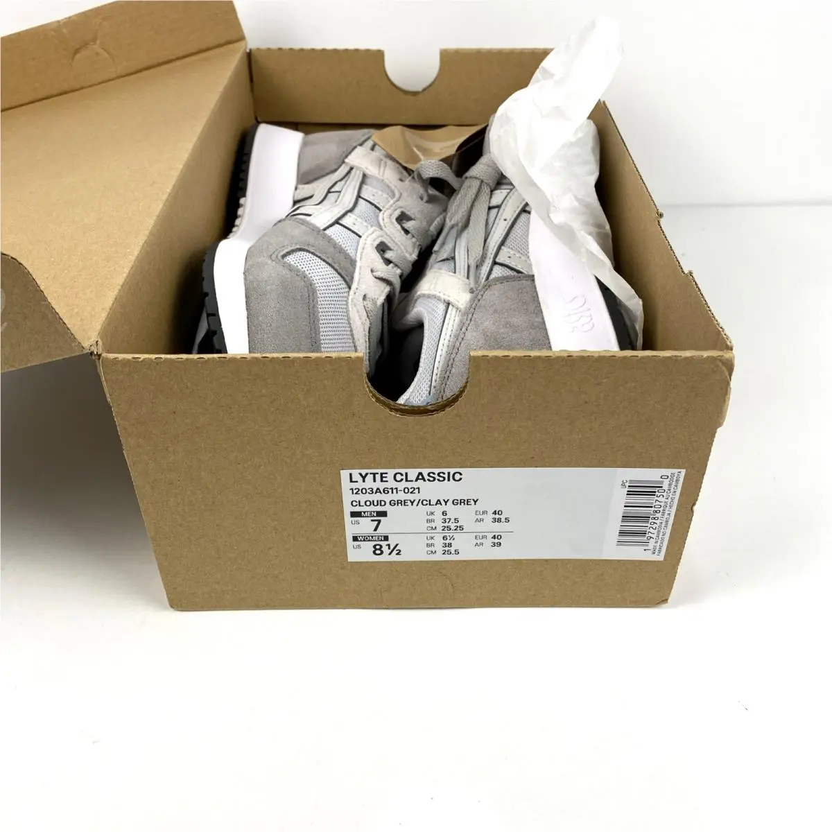 Asics shoes - ASICS Lyte Classic - Lyte Classic - 1203A611-021 - Gray 7