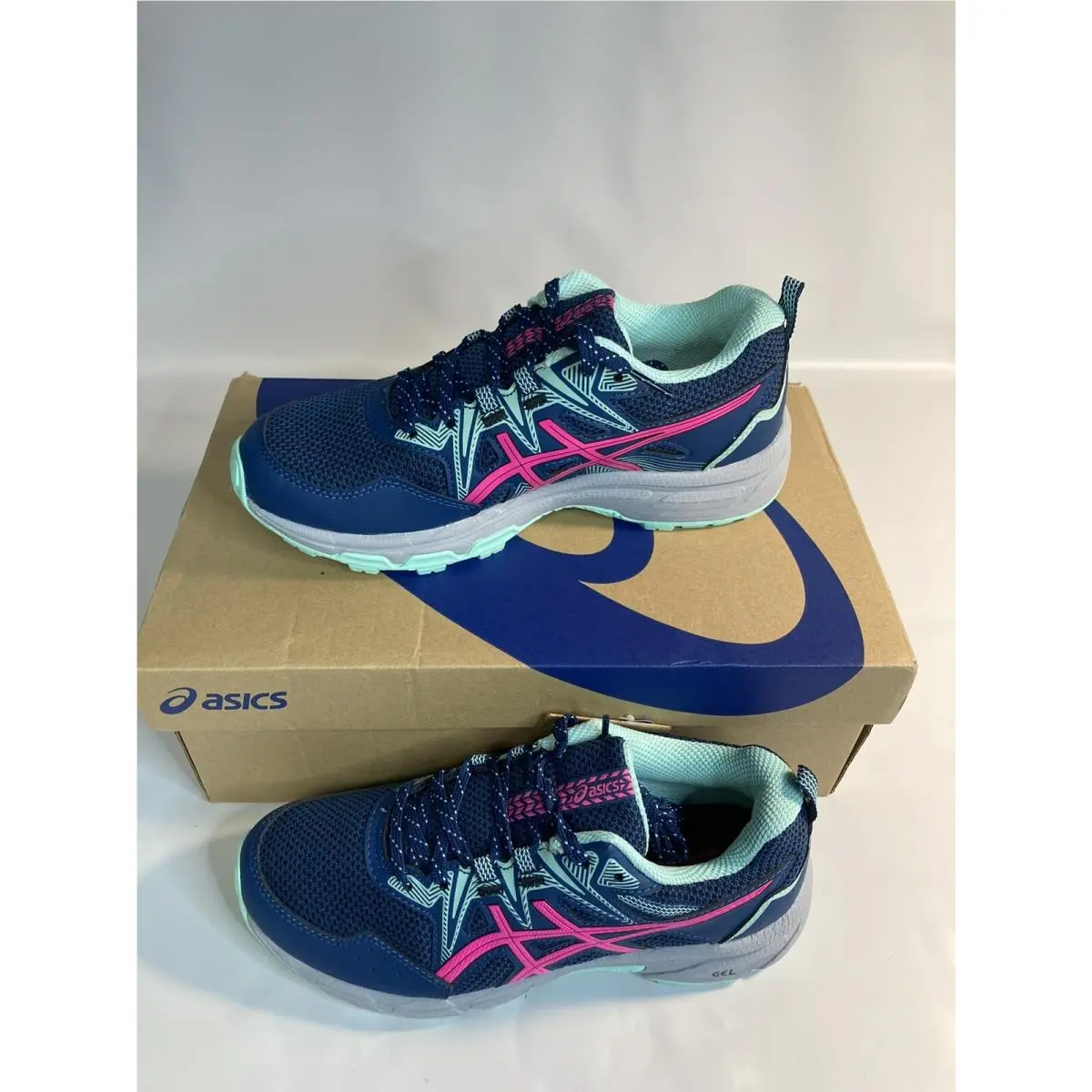 Asics Ortholite Comfort Foam Womens Multicolored Athletic Shoes 5 1/2
