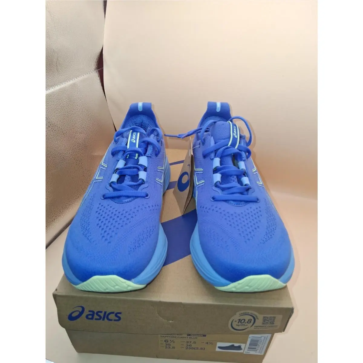 Asics Gel-nimbus 26 Women`s Size 6.5 Sapphire/light Blue Running Shoes