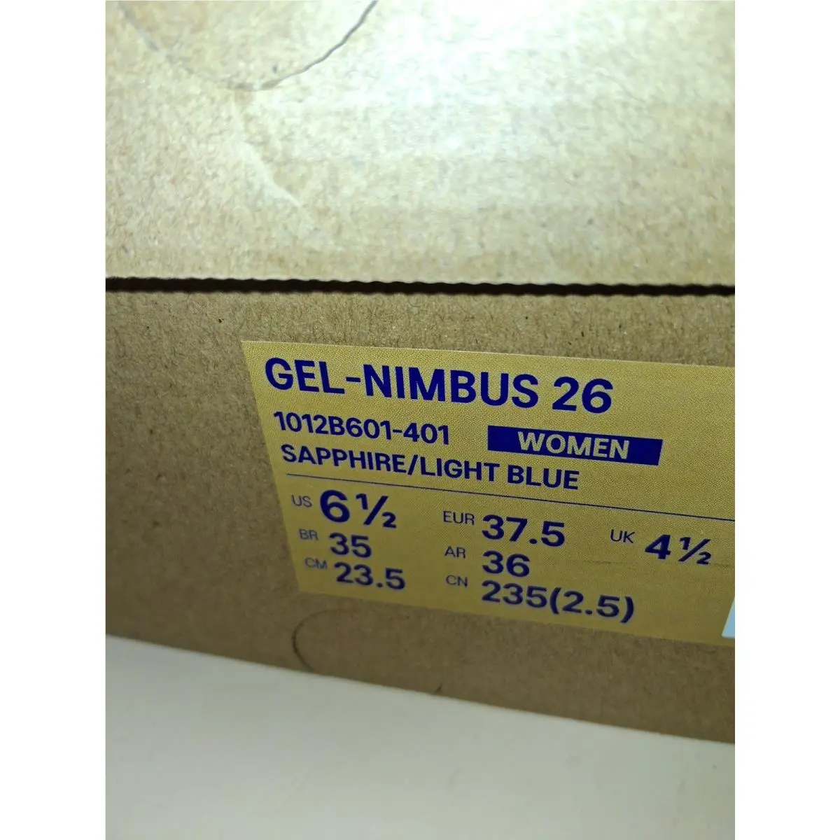 Asics shoes - ASICS GEL-Nimbus - Blue (UPC: 197298200073) 6