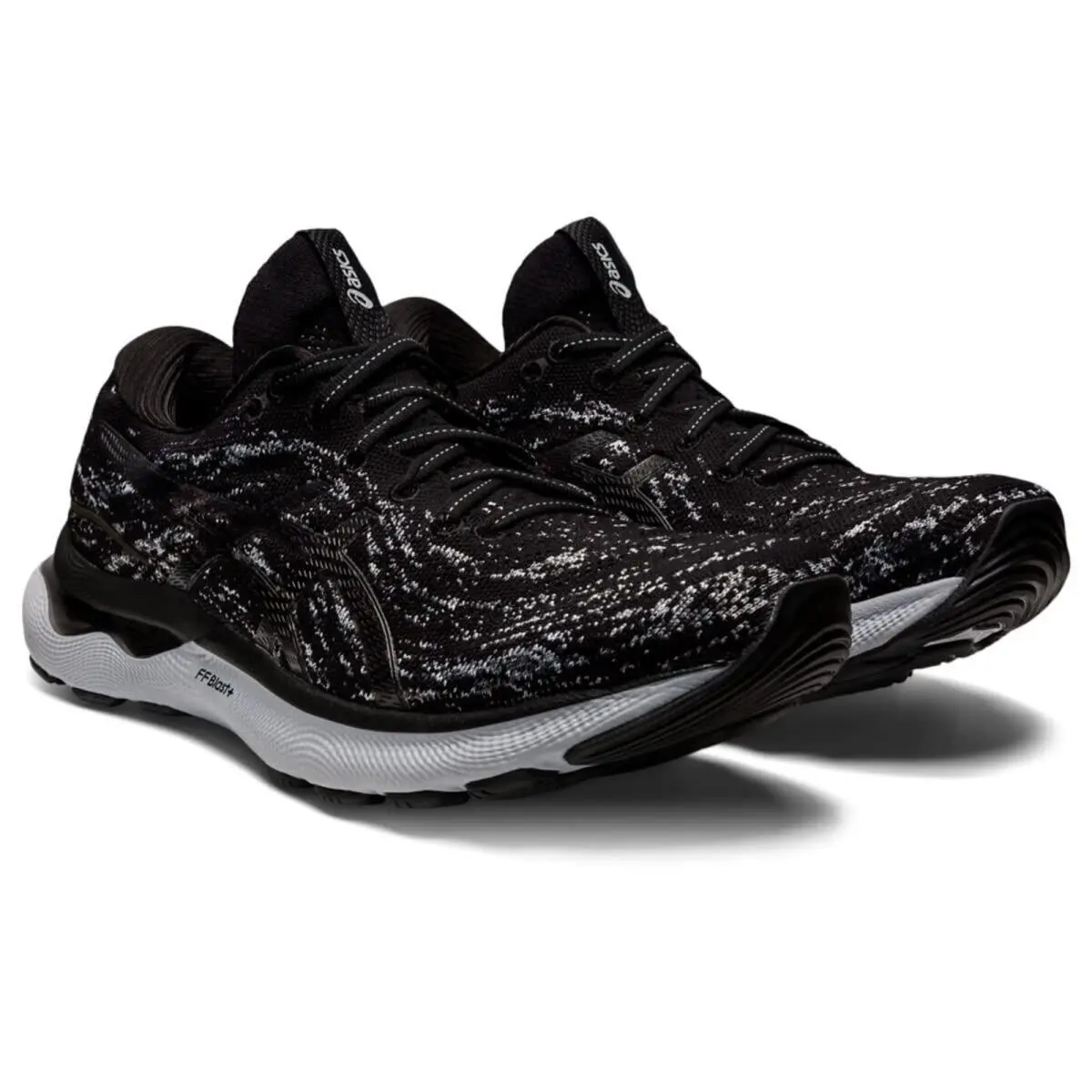 Asics Gel-nimbus 24 Mk Men`s Running Shoes Black/black 7 M