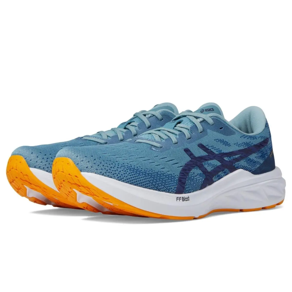 Asics Dynablast 3 Men`s Running Shoes Light Steel/deep Ocean Size 12.5