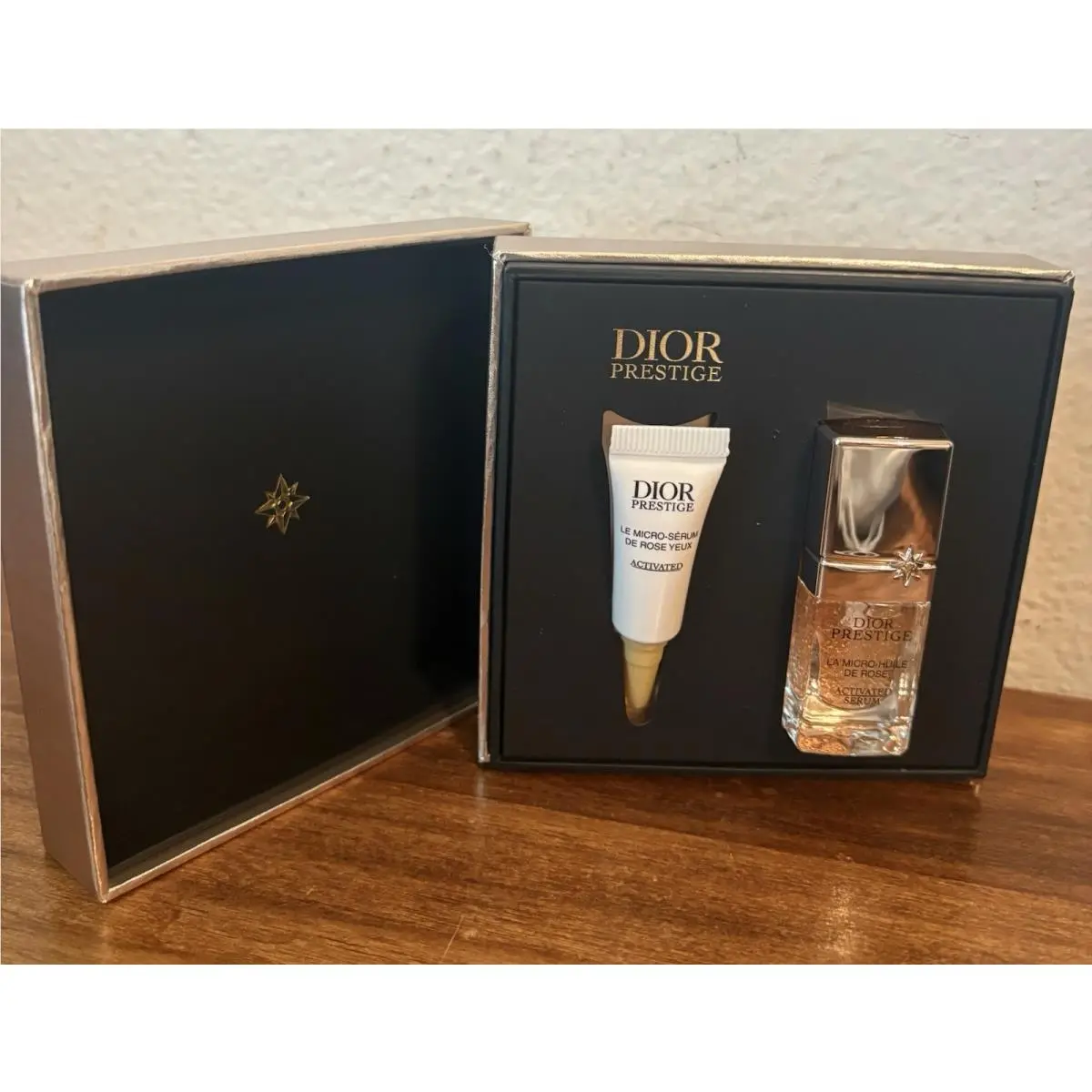 Dior Prestige Skincare Duo Luxury Gift Set Travel Size - Activated Serum + Eye