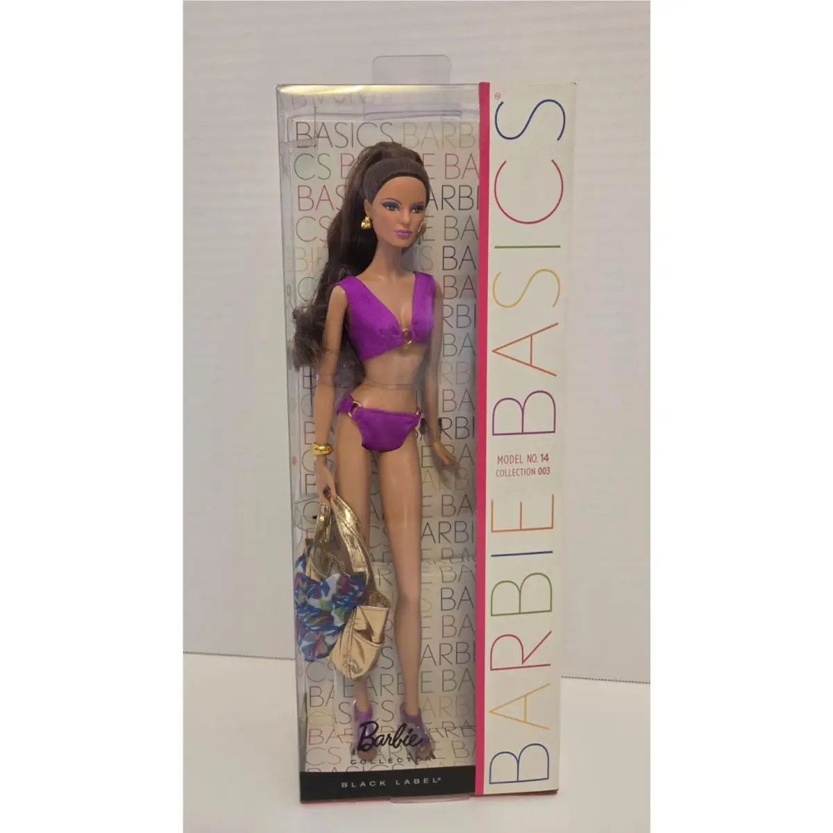 Nrfb 2011 Barbie Basics 14 003 Swimsuit Model Muse Louboutin Face Sculpt