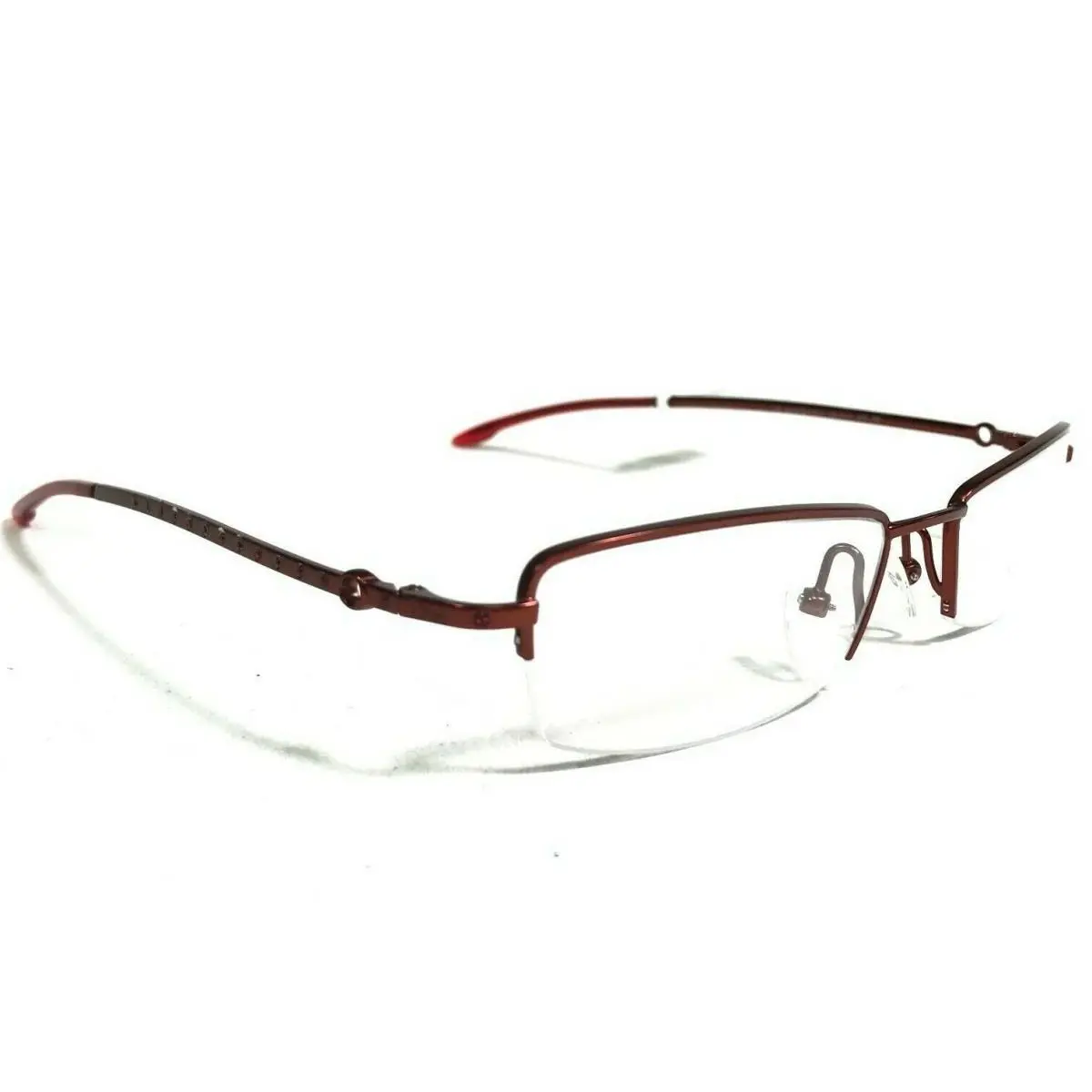 Christian Dior Eyeglasses Frames CD3627 HJ3 Red Rectangular Half Rim 51-17-135