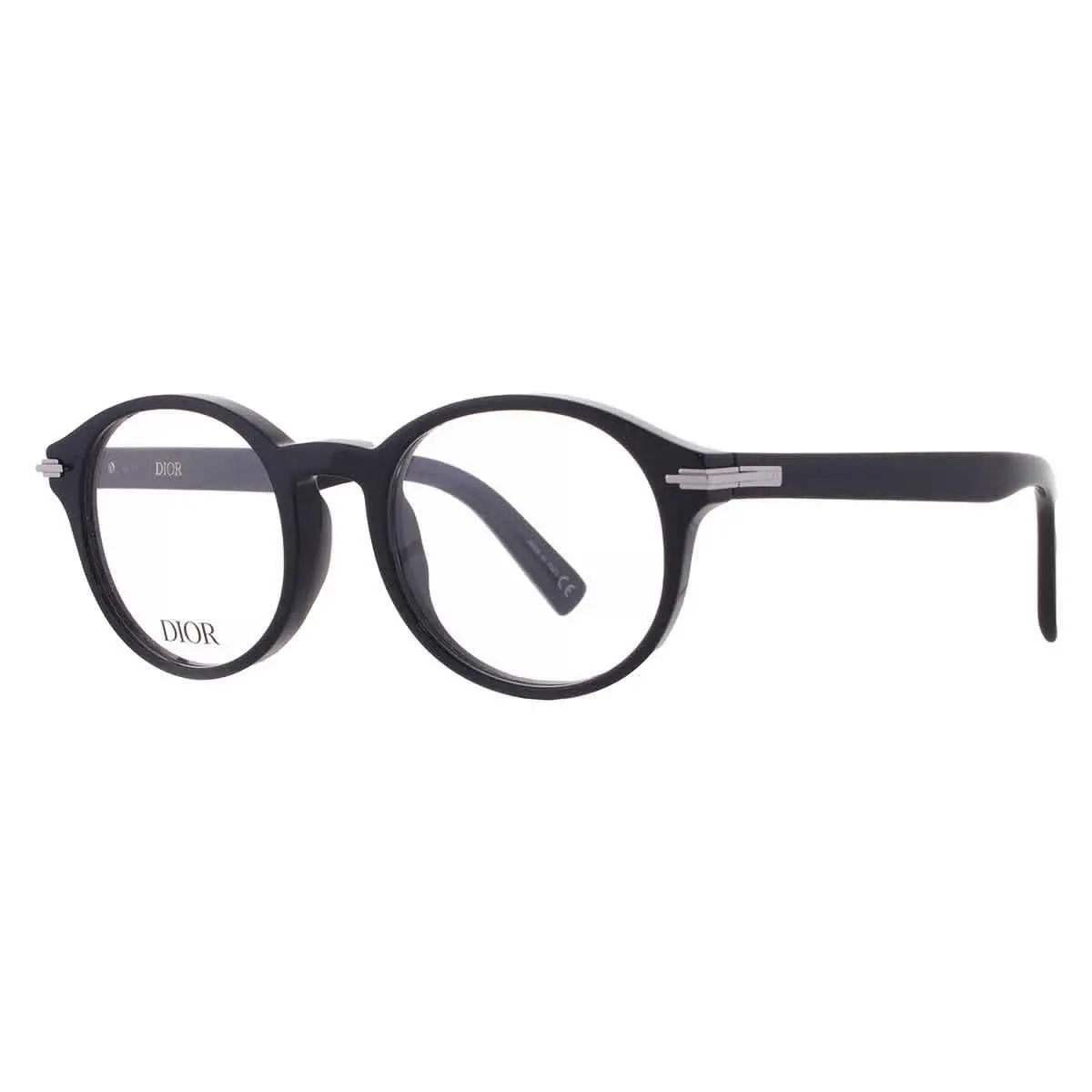 Dior Demo Round Men`s Eyeglasses DM50009I 001 51 DM50009I 001 51