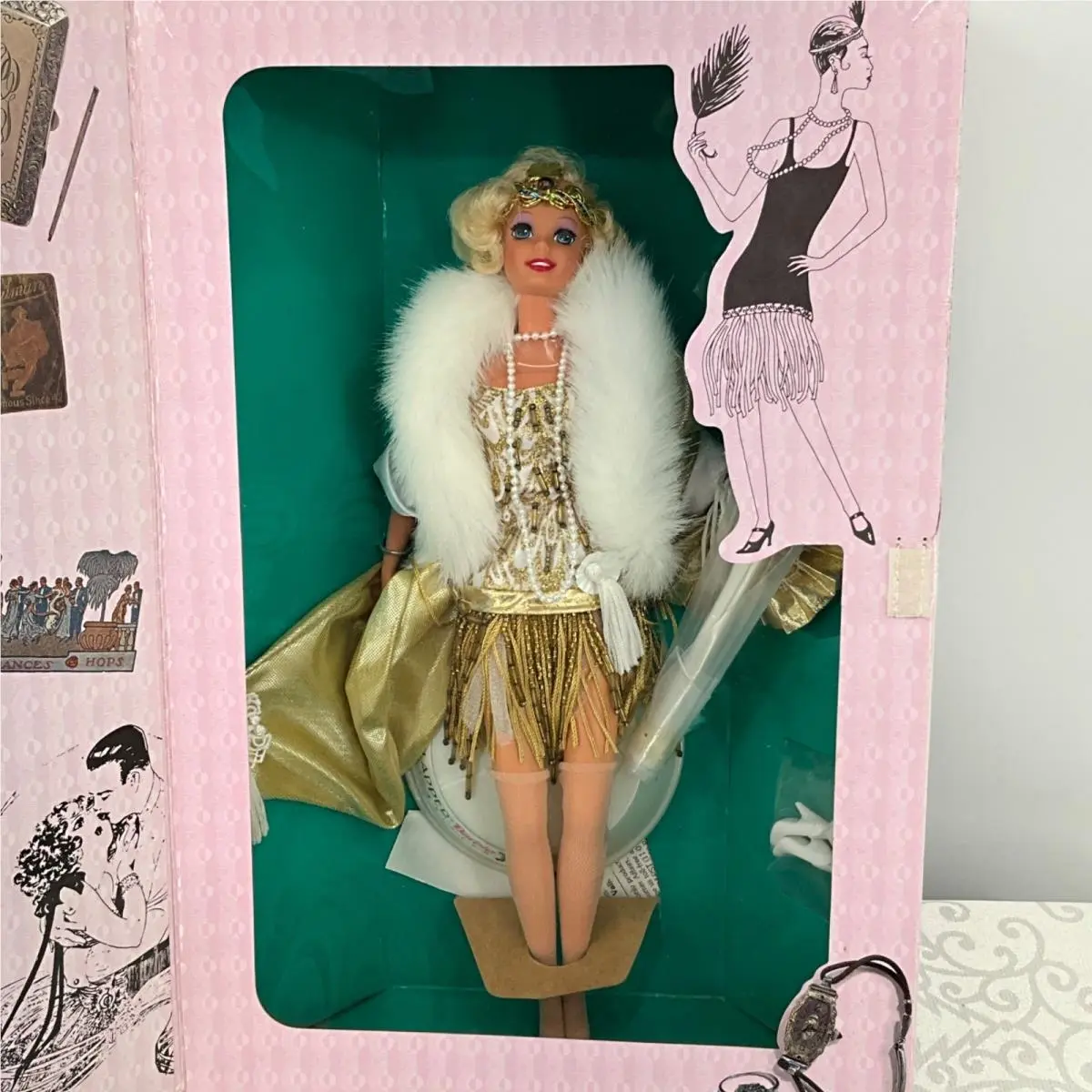 1920s Flapper Barbie Doll Great Eras Collection 4062