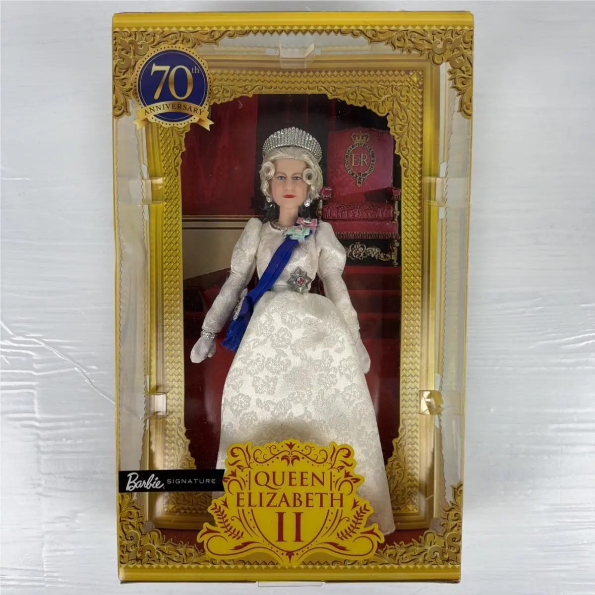 Queen Elizabeth 2 Platinum Jubilee Doll - 2022 - Nrfb Barbie 1