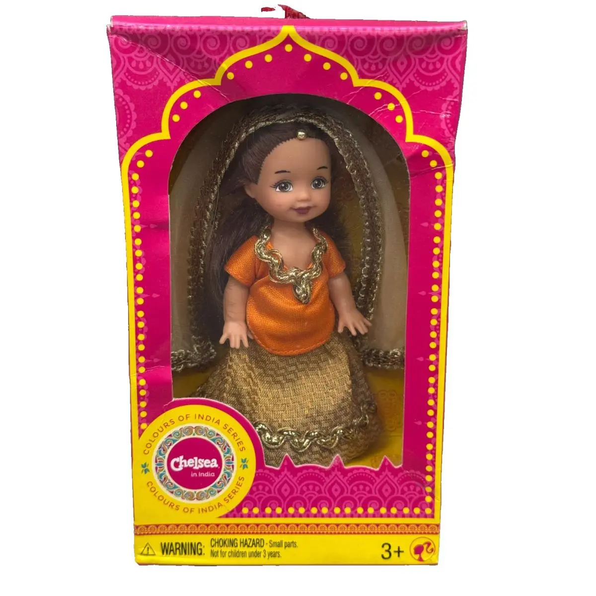 DS G Barbie Doll Kelly 2017 Chelsea IN Colours OF India P6873