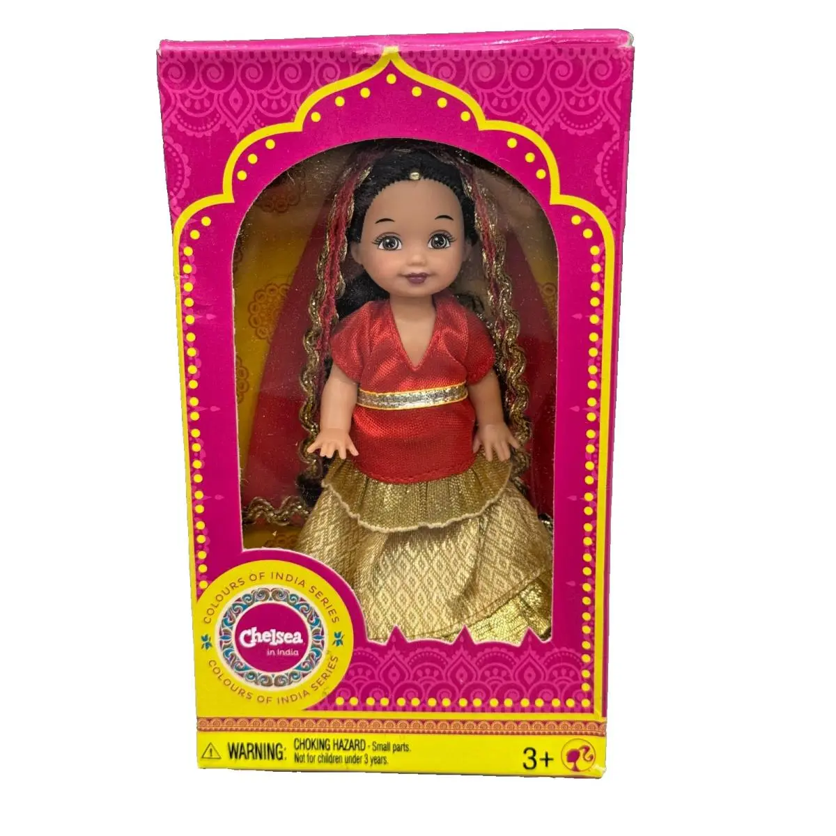 DS G Barbie Doll Kelly 2017 Chelsea IN Colours OF India P6873
