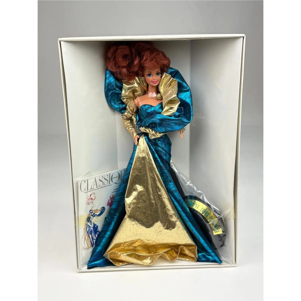 1992 Mattel Benefit Ball Barbie Doll Classique Collection Limited Edition 1521