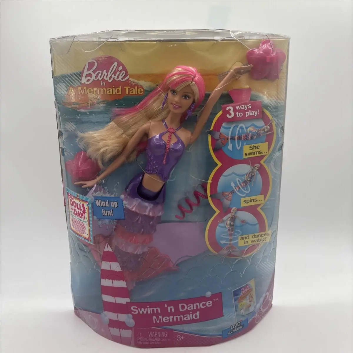 Packaging - Barbie A Mermaid Tale Swim `n Dance 1st Edition Mattel 2009
