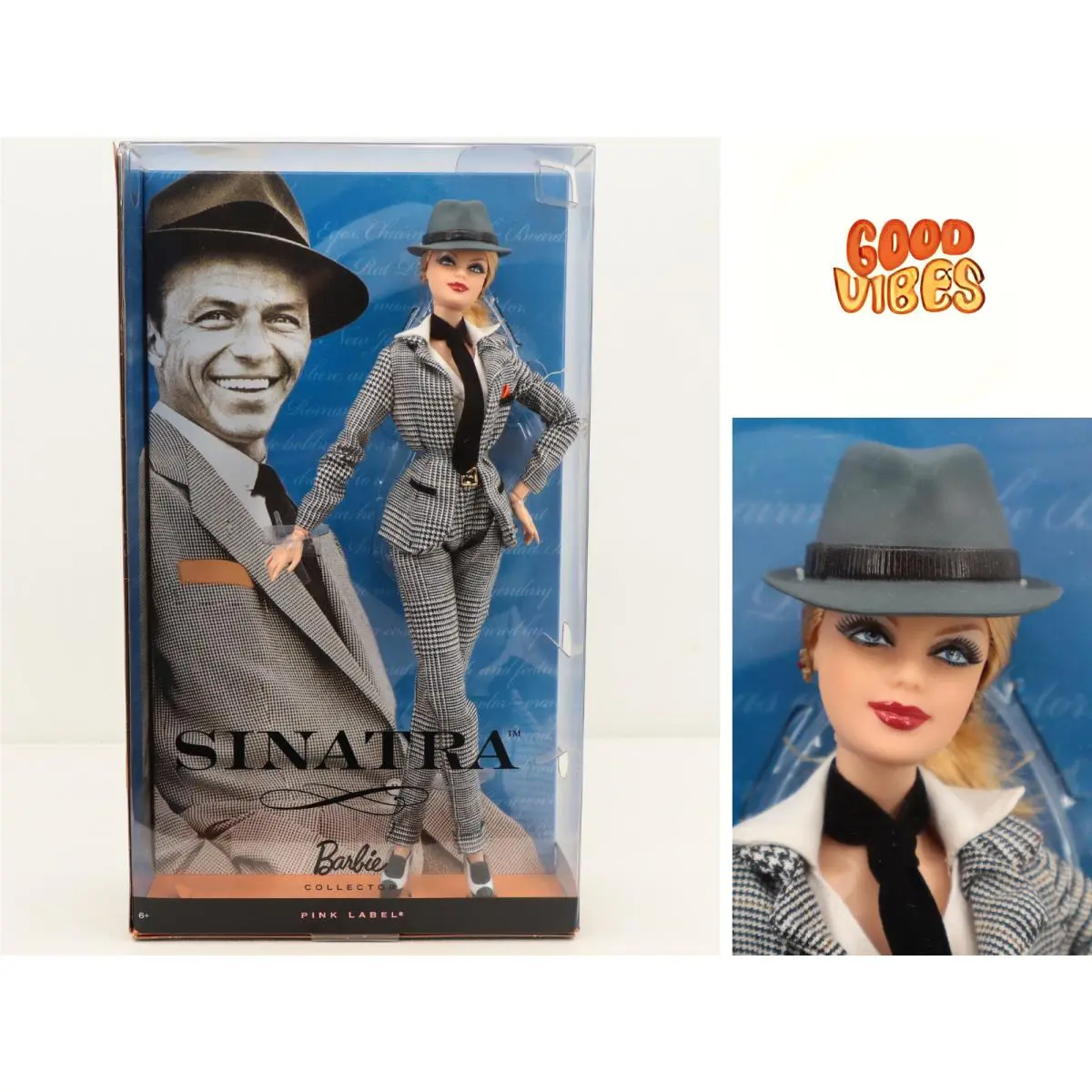 2011 Mattel Barbie Collector Frank Sinatra Pink Label T7908 Nrfb