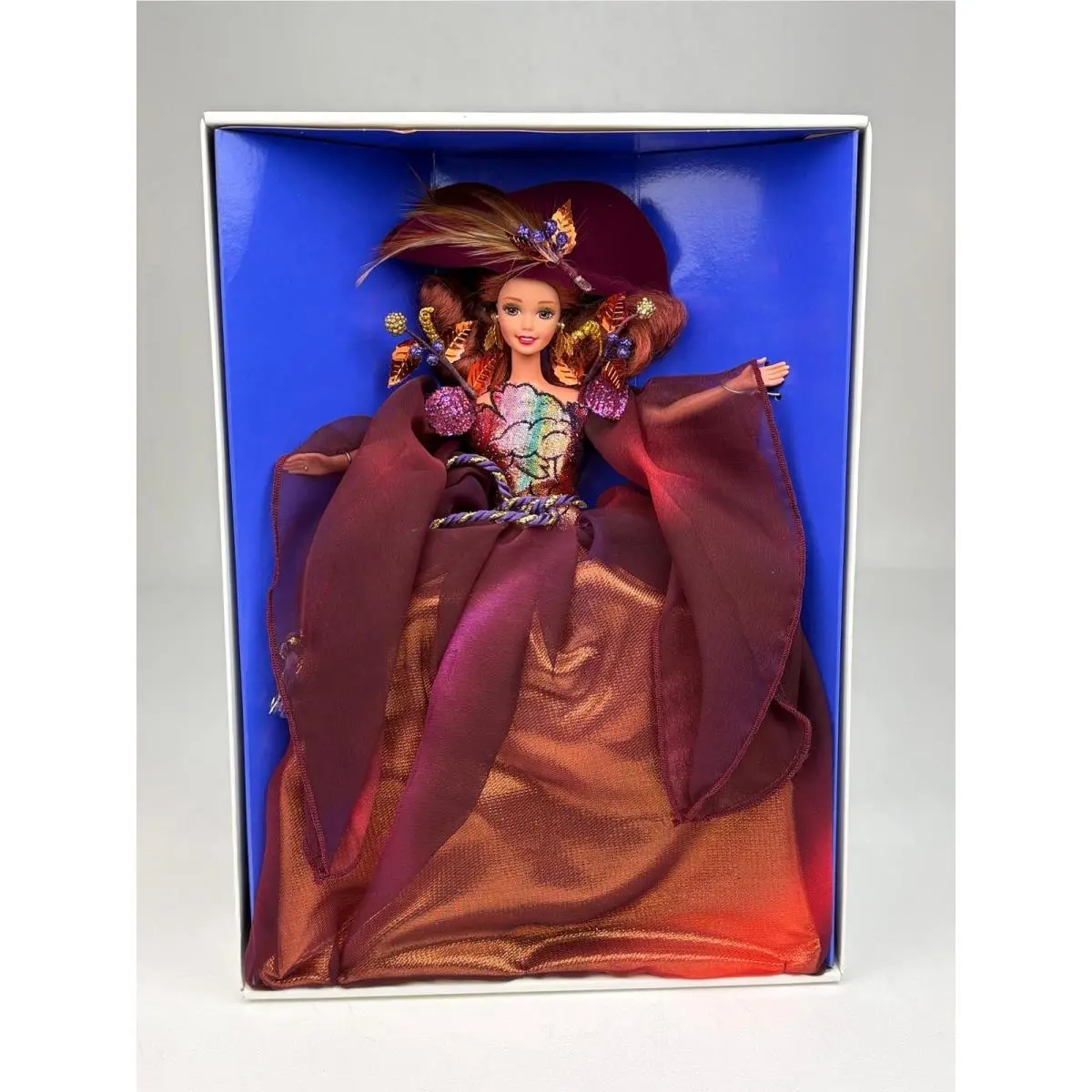 1995 Mattel Autumn Glory Barbie Doll Enchanted Seasons Collection Nrfb 15204