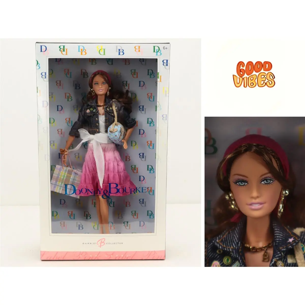2006 Mattel Barbie Dooney Bourke Pink Label J0937 Nrfb