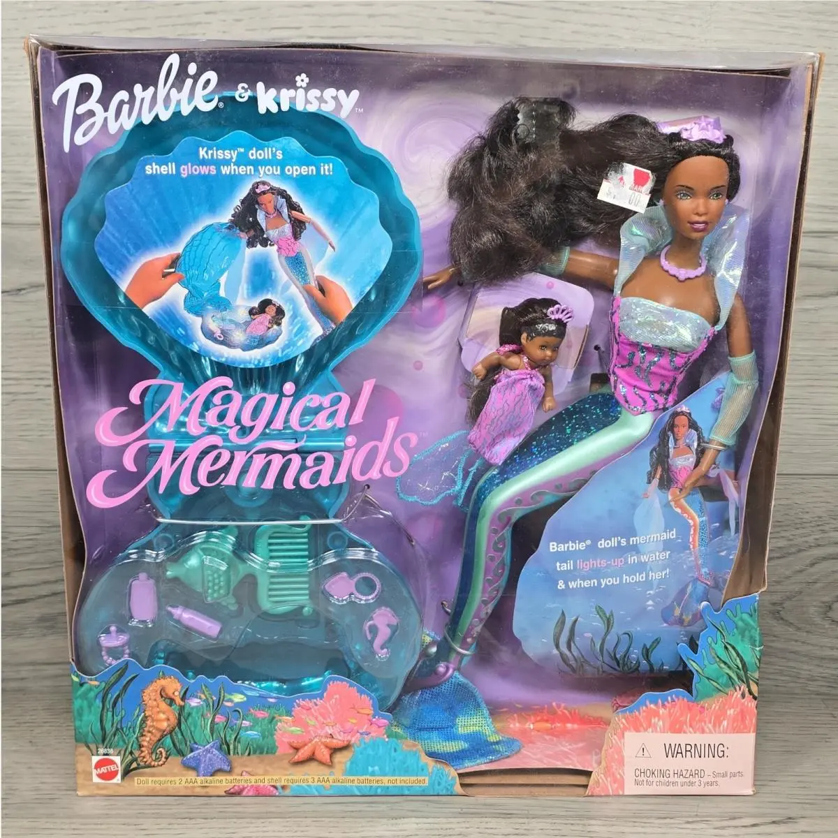 2000 Barbie Krissy Magical Mermaids Black African American 26838 Vintage