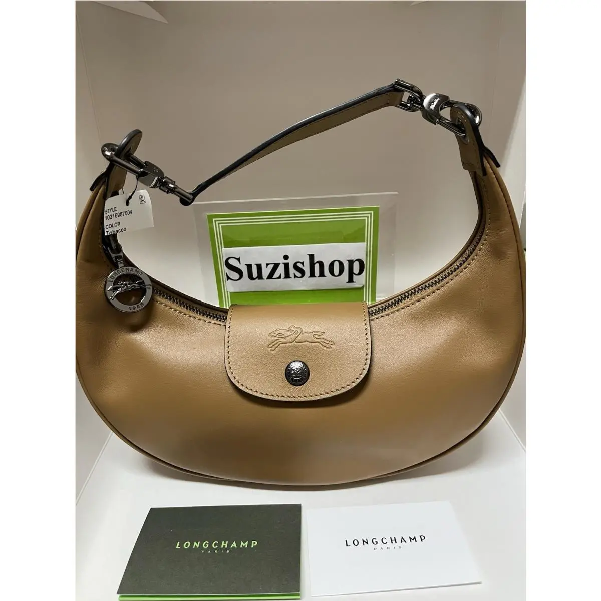 Le Pliage Xtra Small Shoulder Bag Tobacco Made In France by Longchamp