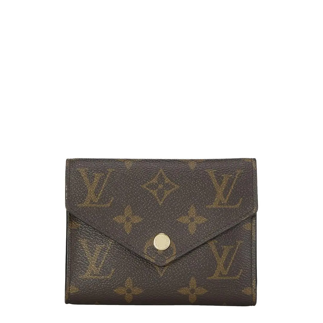 Louis Vuitton Brown Monogram Canvas Victorine Wallet Pre-loved