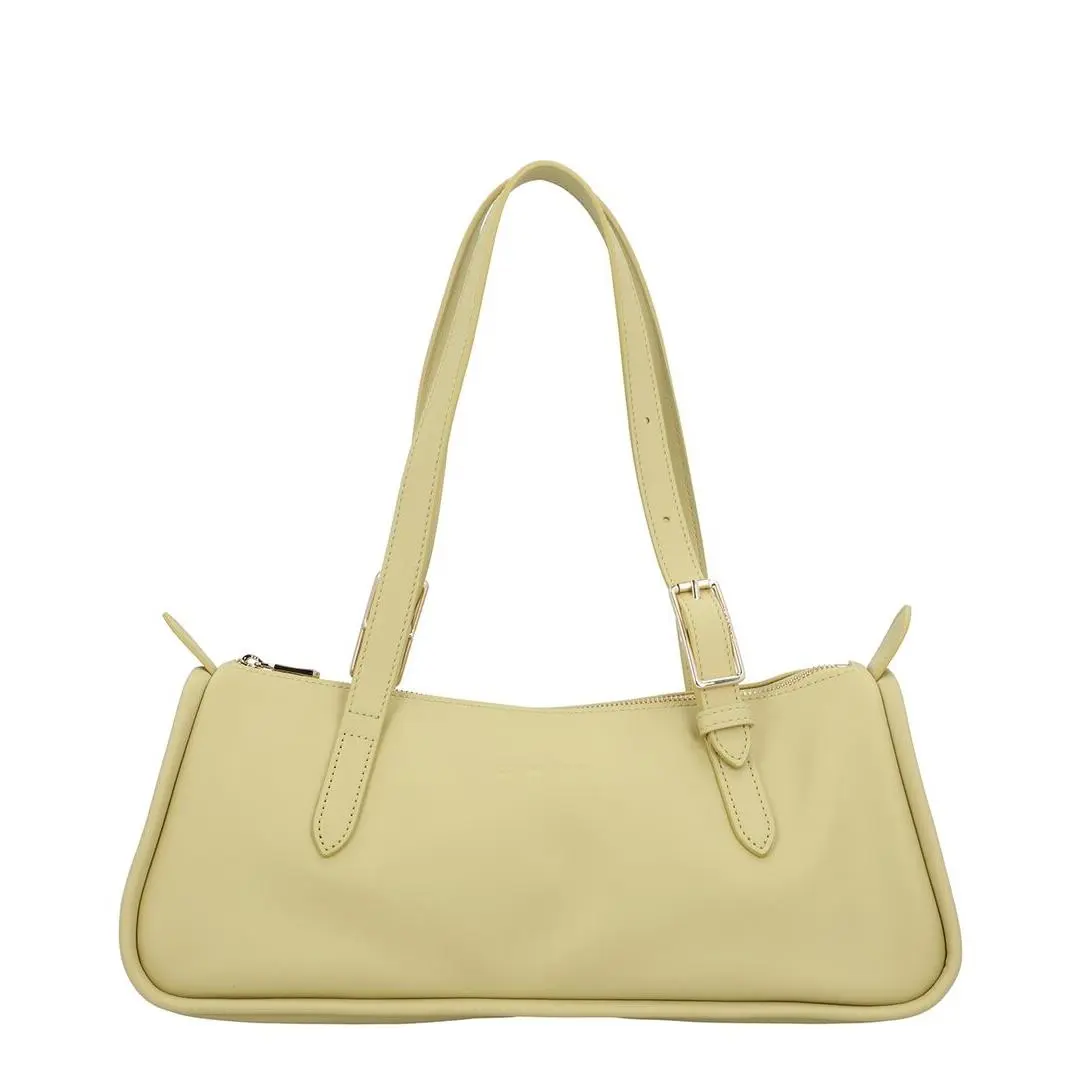 Looong Leather Shoulder Bag Women`s Brown by Longchamp