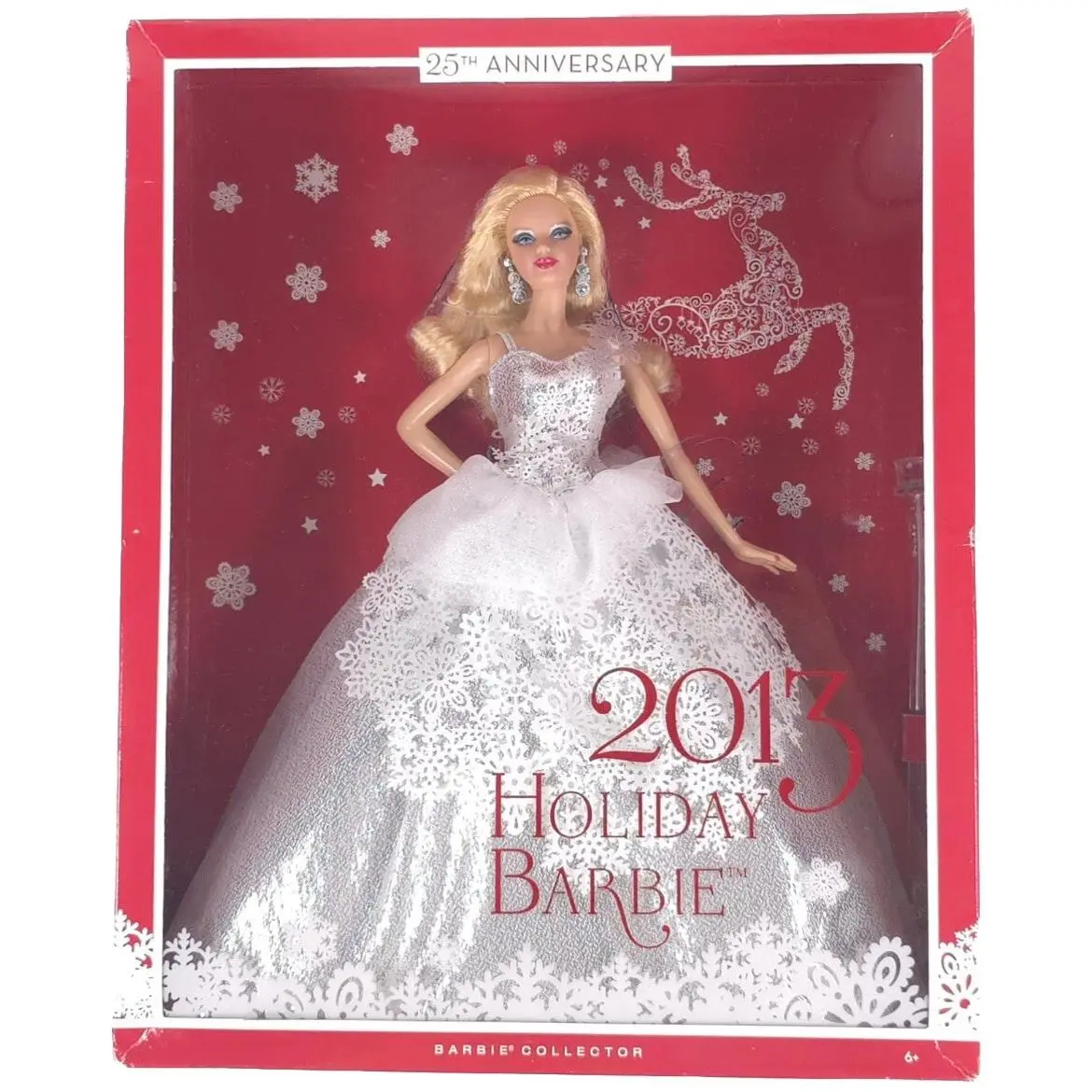 2013 Holiday Barbie Collector 25th Anniversary Mattel X8271