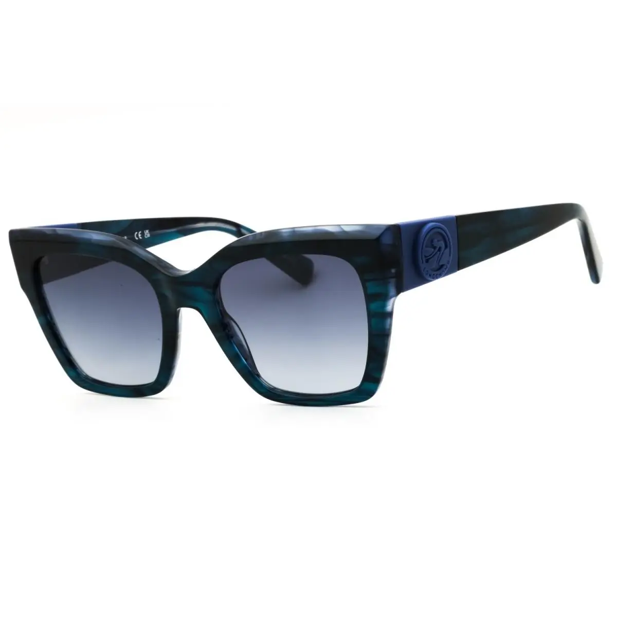 Longchamp LO762SN 407 Striped Blue/grey Gradient 52-20-140 Sunglasses