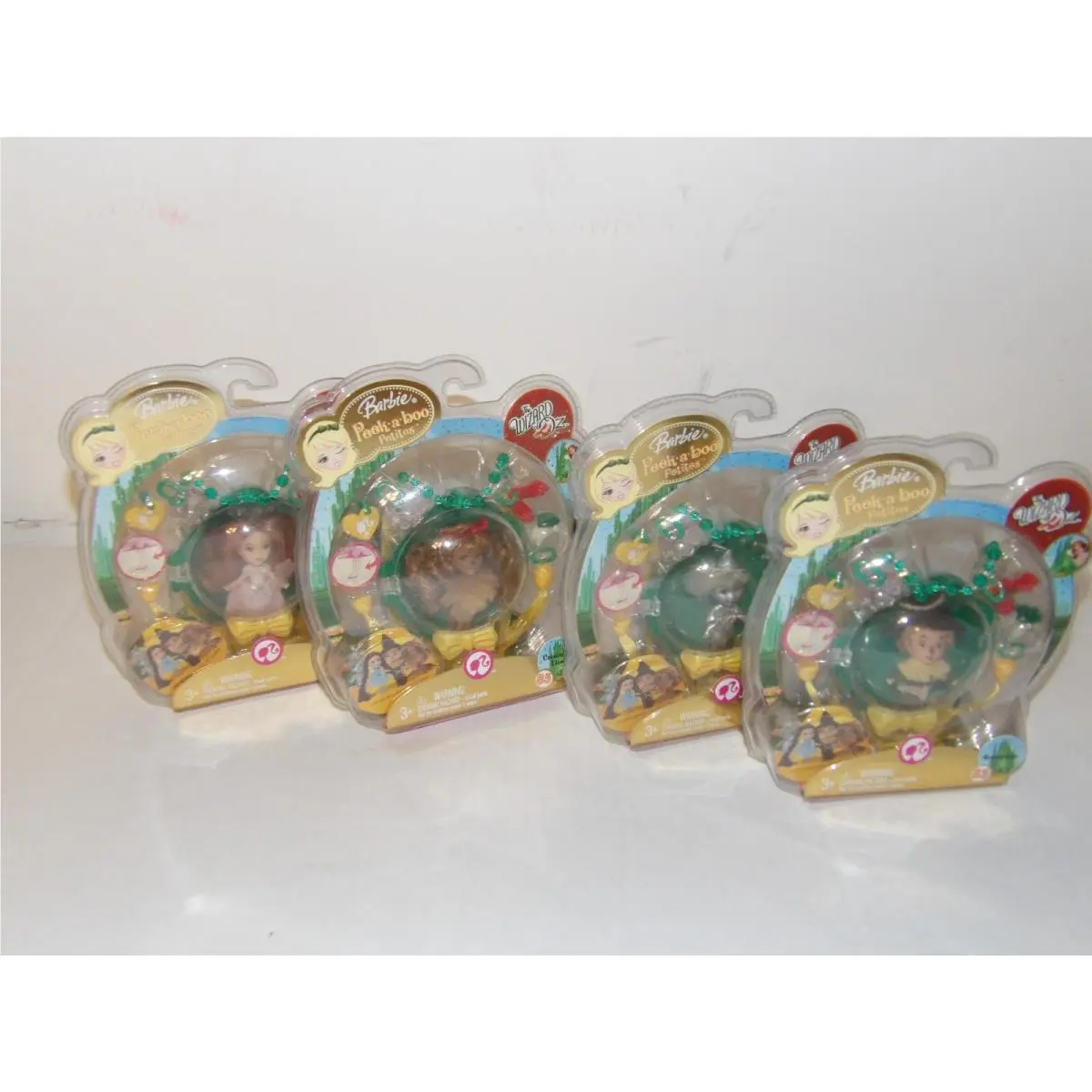 Barbie Peek A Boo Petites Wizard of Oz Doll Set of Four 2008