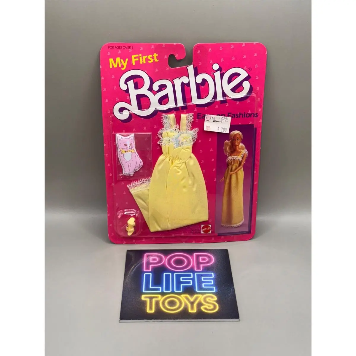 Vintage 1984 Mattel Barbie “easy-on Fashions- Night Gown” 7921 Nip