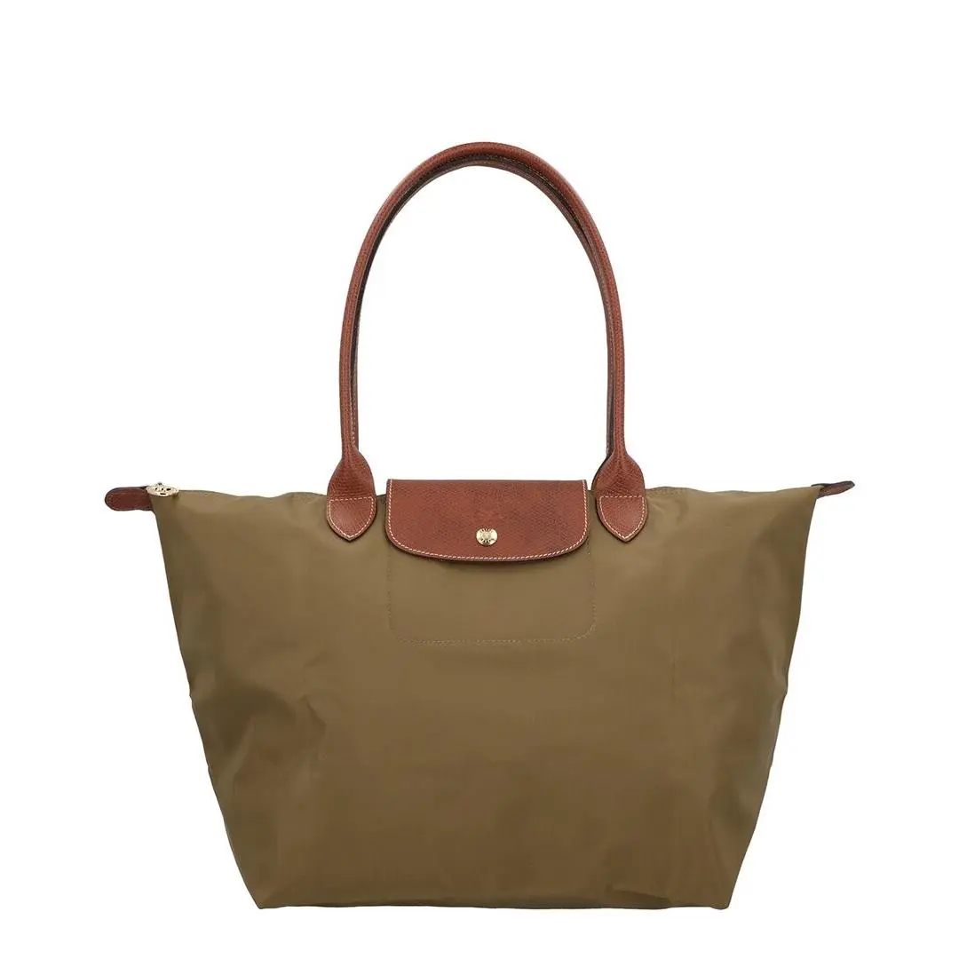 NA Le Pliage Large Long Handle Tote Women`s Green by Longchamp