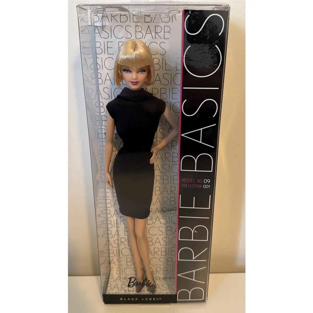 Barbie Basics Model No. 09 Collection 001 Black Label Doll 12in Blonde 2009