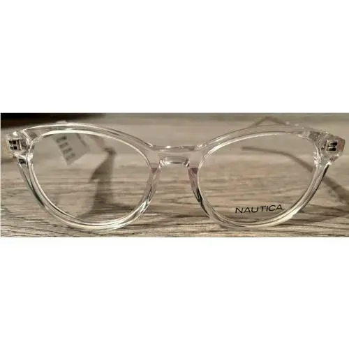 Nautica Girls Round Eyeglasses: Crystal 971 43-15-120