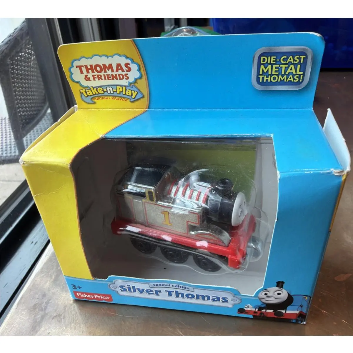Thomas Friends Take-n-play Fisher Price Special Edition Silver Toys R Us Mib