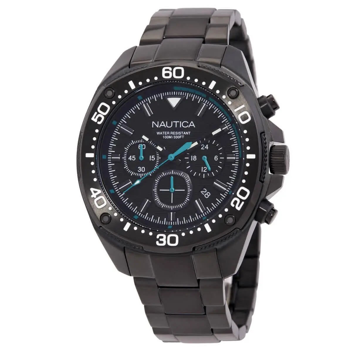 Nautica NAPBSF408 Nct Blue Sail Black Dial 46 mm Men`s Watch