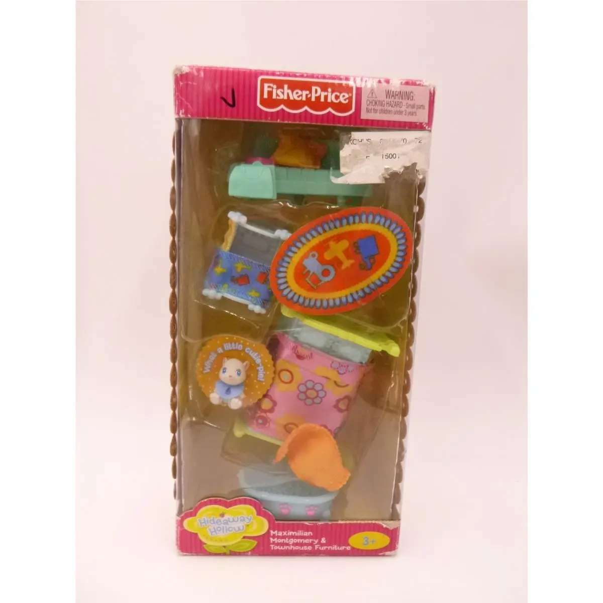 Fisher Price Hideaway Hollow Mouse Maximillian Montgomery Townhouse Furniture MI