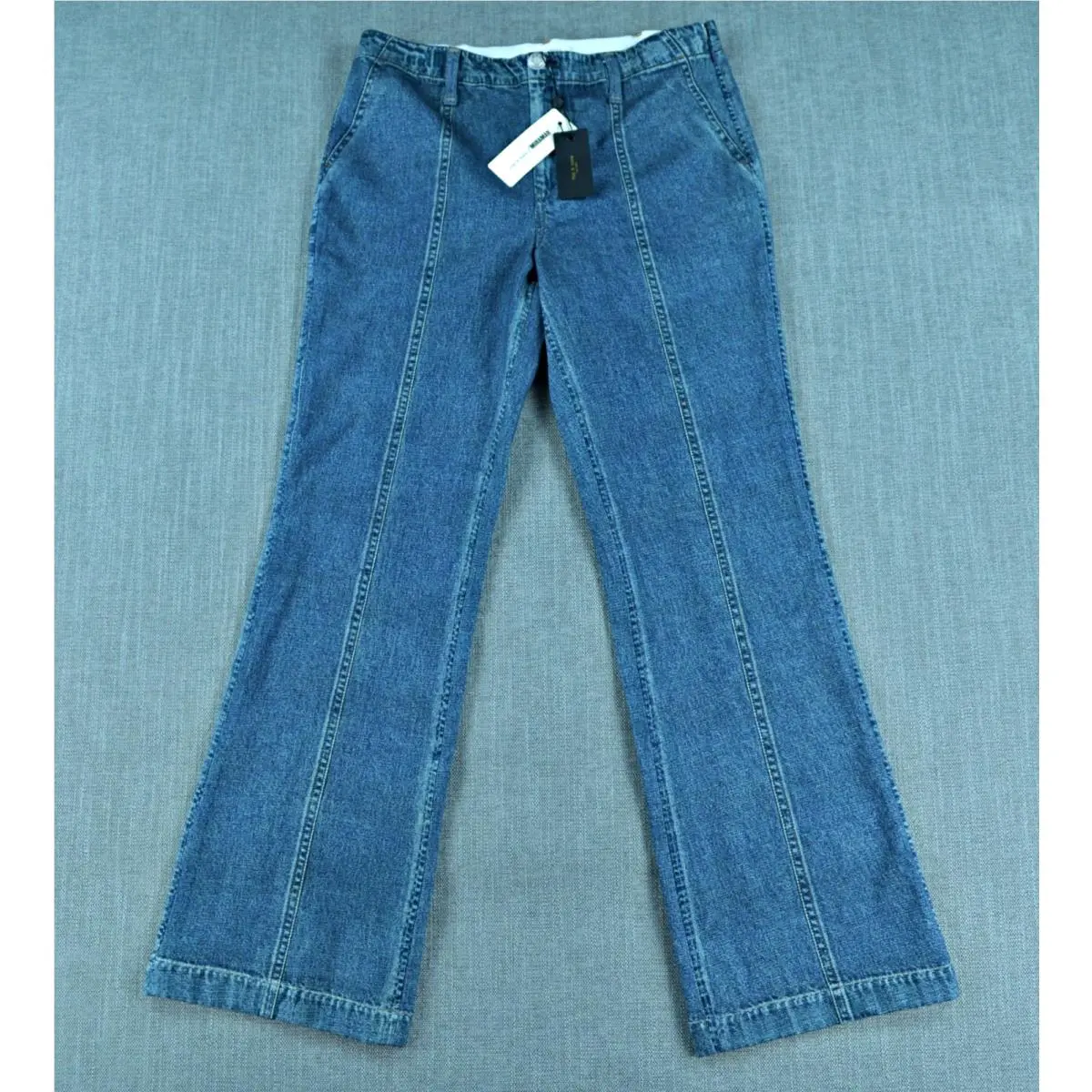 Rag Bone Jeans Women`s L Blue Woodside Miramar Ponte Olivia Pull On Pants