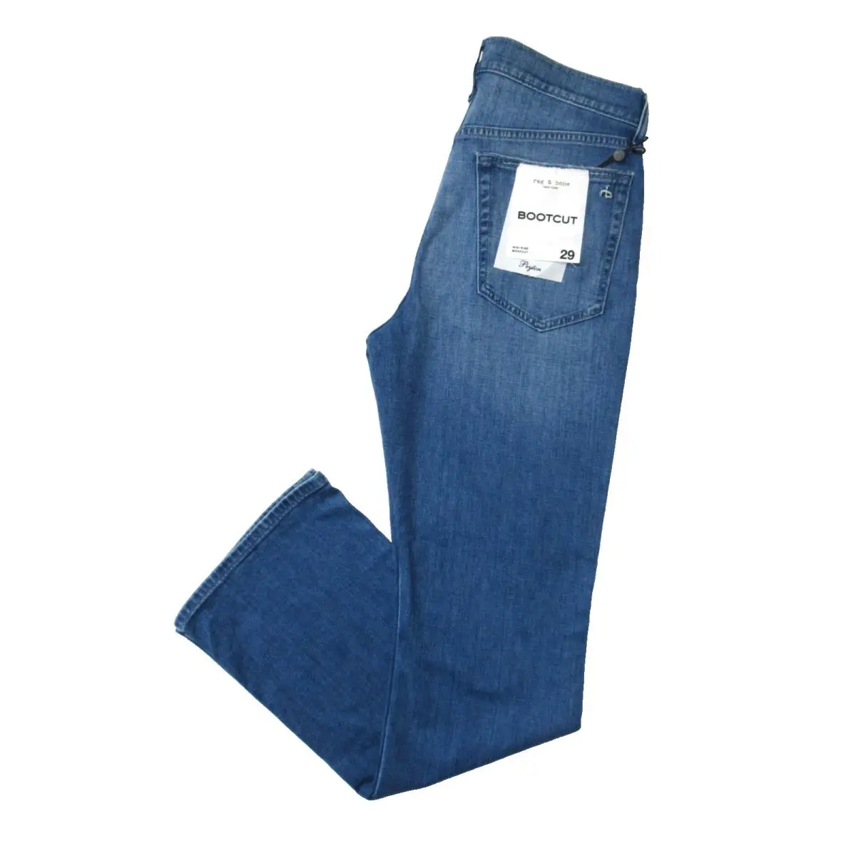 Rag Bone Peyton in Monaco Mid Rise Bootcut Stretch Jeans 29 by Rag & Bone