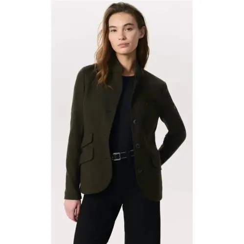Rag Bone Slade Wool Blazer In Army Green Size: 0