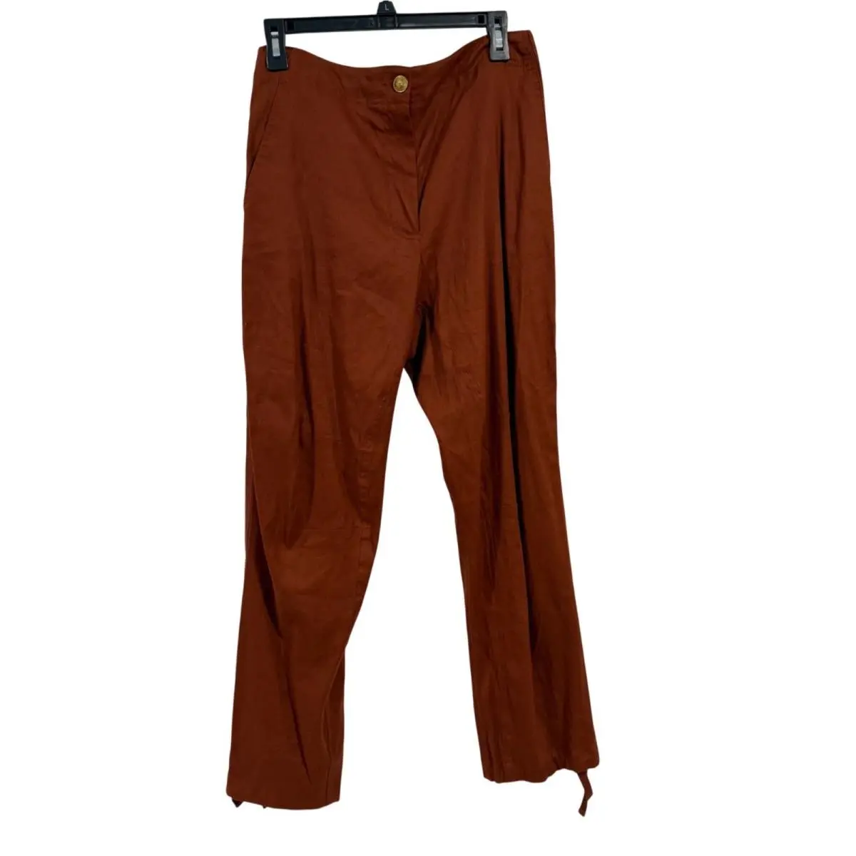 Rag Bone Dawn Linen Blend Pant in Mahogany Size 8 by Rag & Bone