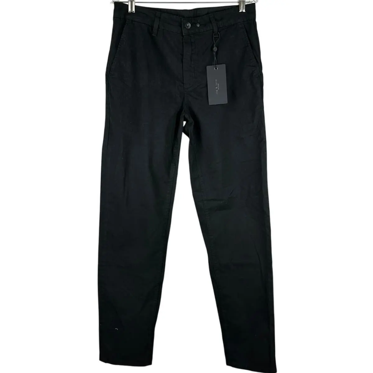 Rag Bone Standard Chino Slim Fit Pant Black Men`s Size 30 x 32