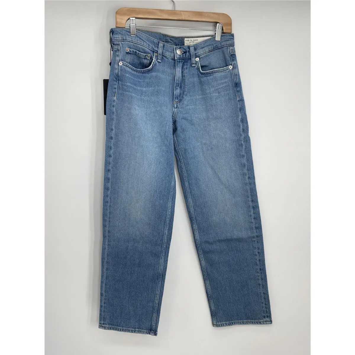Rag Bone Womens Straight Jean Sherman Blue Size 28 Harlow Ankle Length Stretch by Rag & Bone