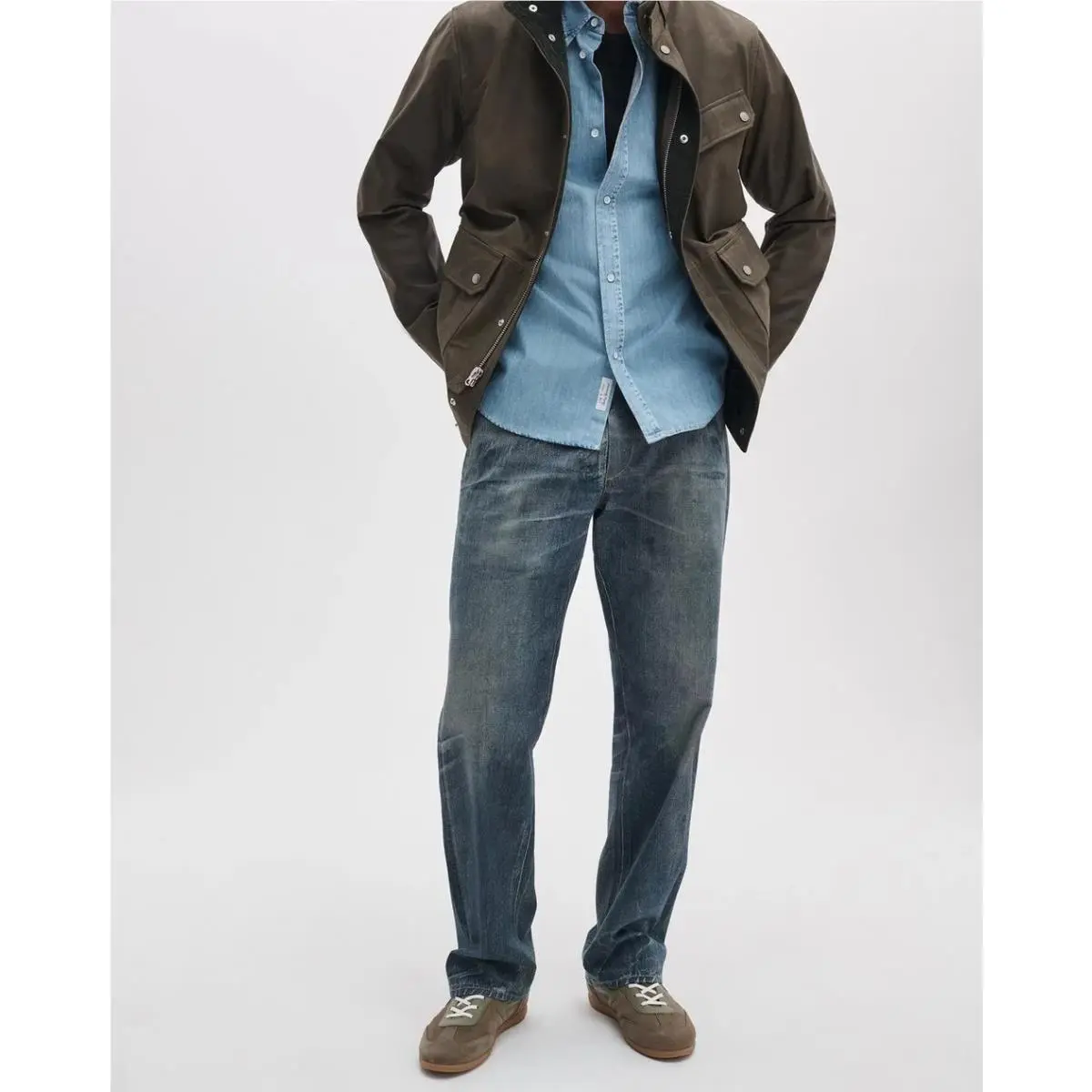 Rag Bone Size 31 Mens Jeans Fit 4 Miramar Pant Marcus Denim Worn Wash