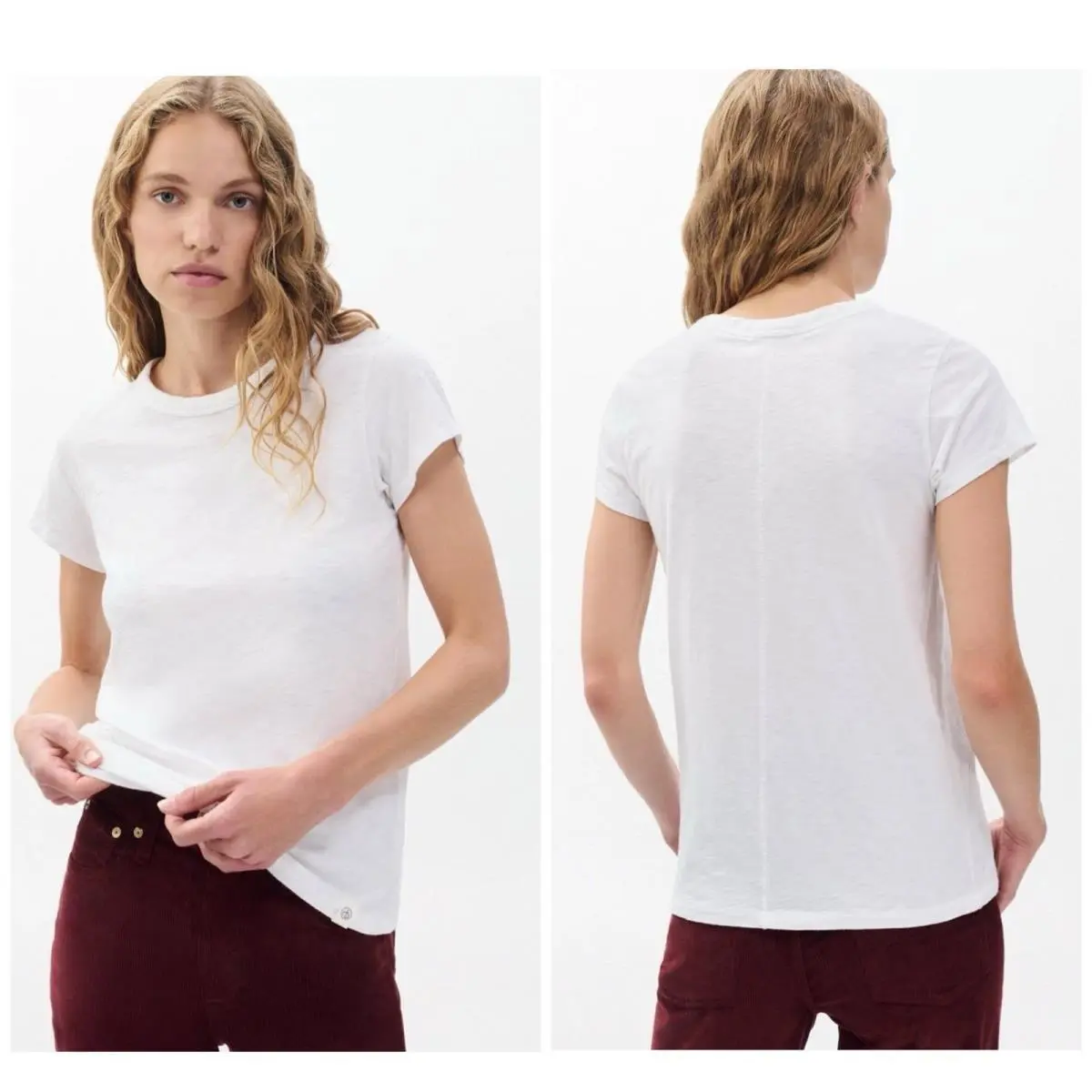 Rag Bone The Slub Tee 2 Pack In White Size: XS by Rag & Bone