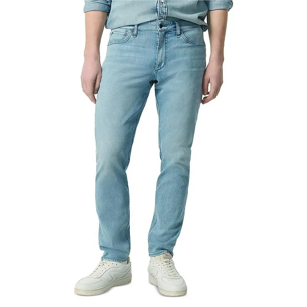 Rag Bone Athletic Fit 3 Airflex Jeans Men`s 33x32 Nostrand Denim Button Zip by Rag & Bone