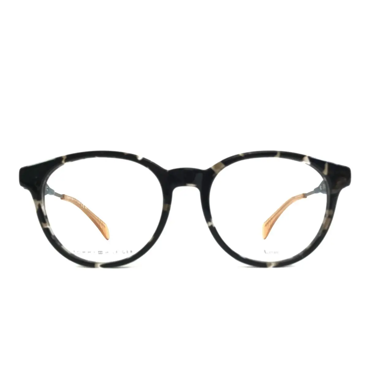 Tommy Hilfiger Eyeglasses Frame TH1349 JX2 Aqua Havana Black Round 50-18-140