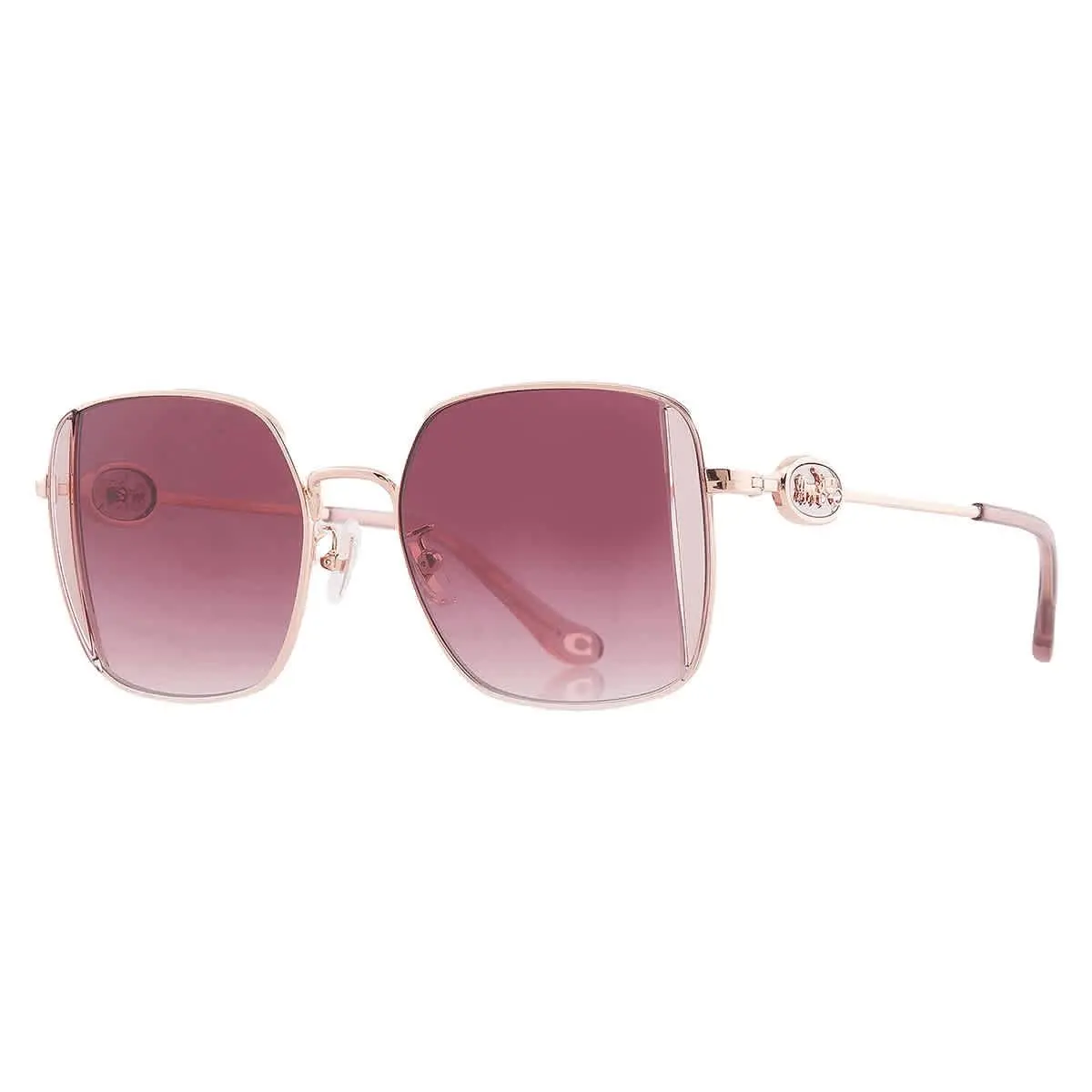 Coach Gradient Berry Red Square Ladies Sunglasses HC7177B 93318H 51