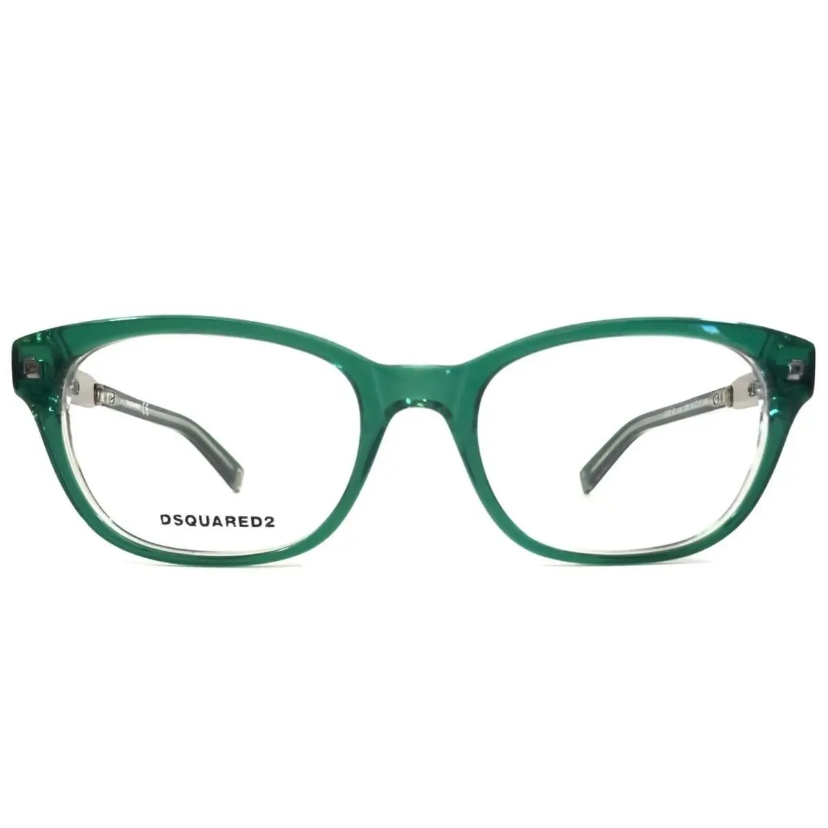 Dsquared2 Eyeglasses Frames DQ5140 col.098 Silver Grey Green Clear 51-18-140 by DSquared2