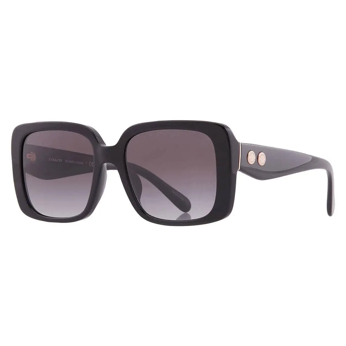 Coach Grey Gradient Square Ladies Sunglasses HC8424U 50023C 54 HC8424U 50023C 54