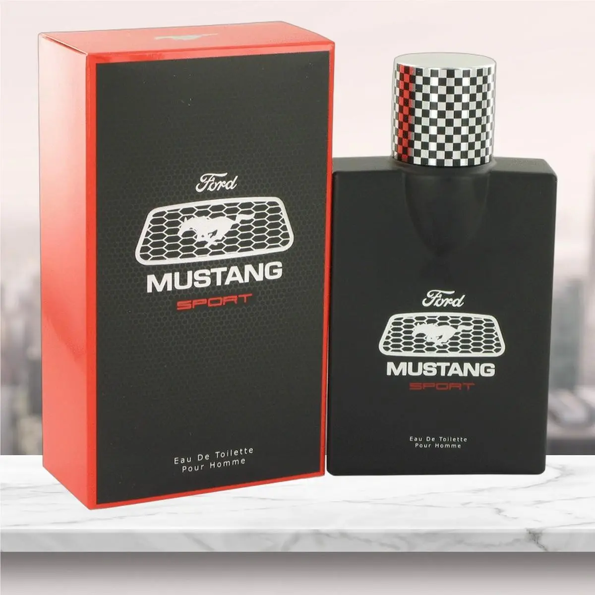 Mustang Sport Eau De Toilette Spray By Estee Lauder - 3.4 oz