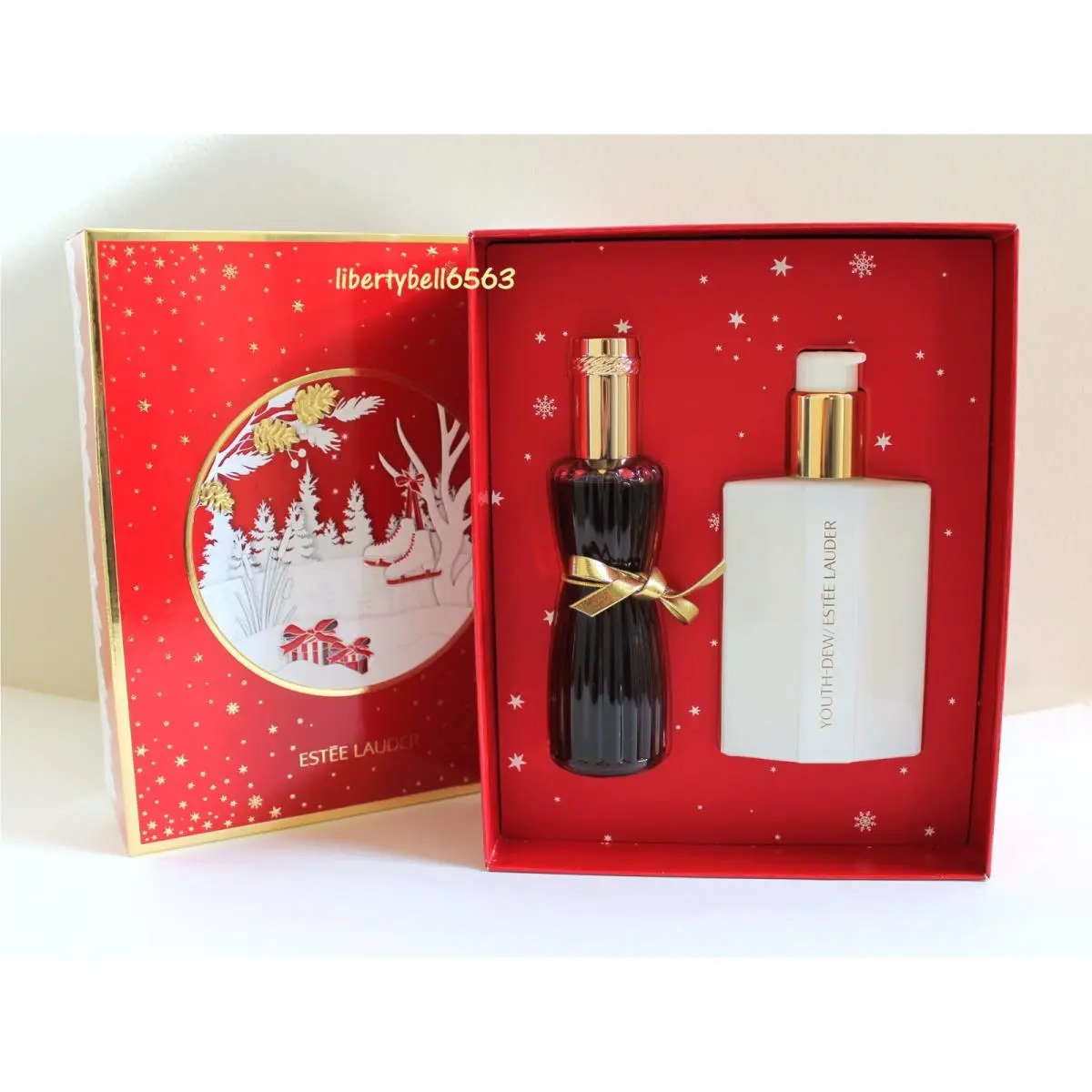 Estee Lauder Youth Dew 2 Pc Set: 2.25 Edp Spray 3.12 OZ Body Satinee Boxed