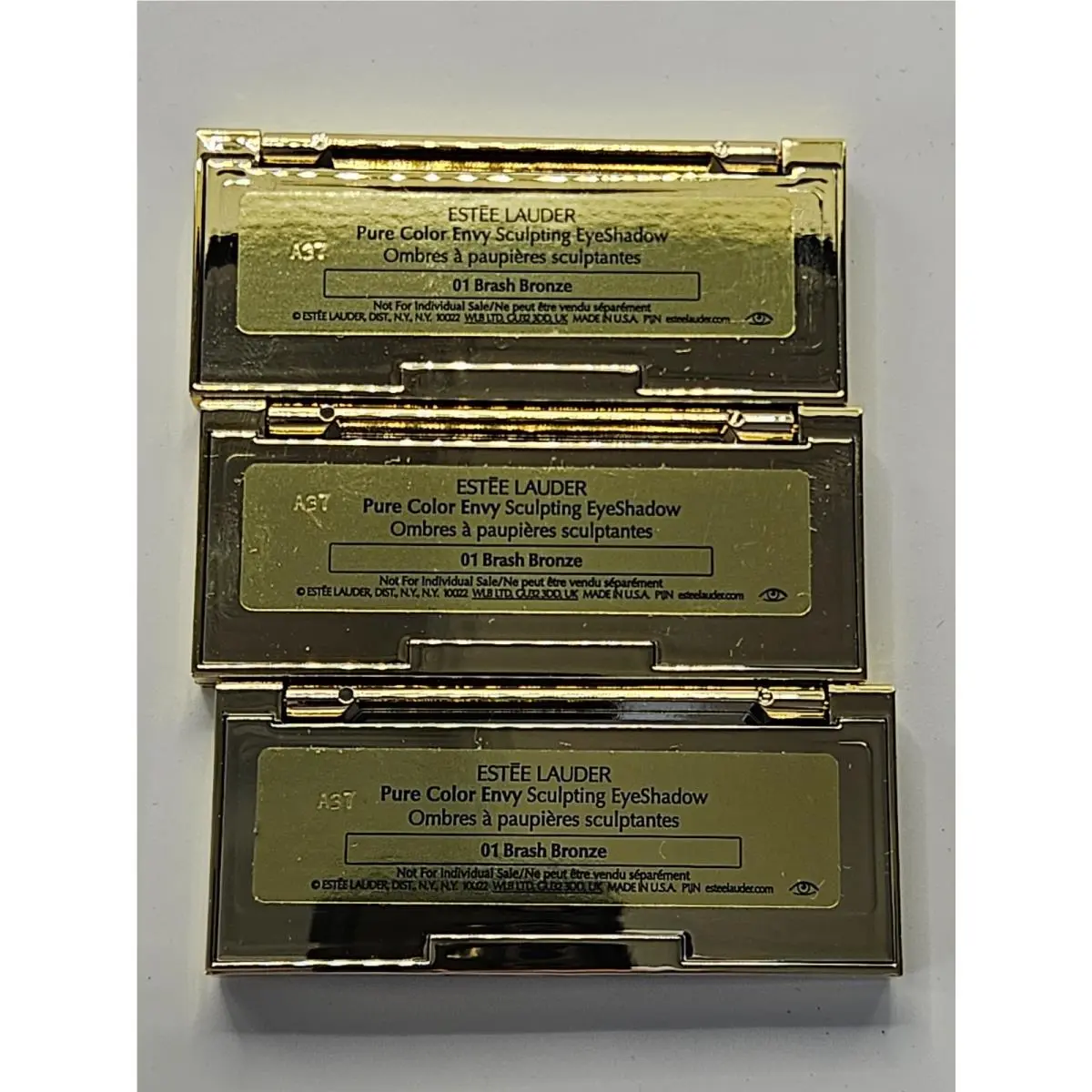 3 Estee Lauder 01 Brash Bronze Eyeshadow Vhtf Gwp Read