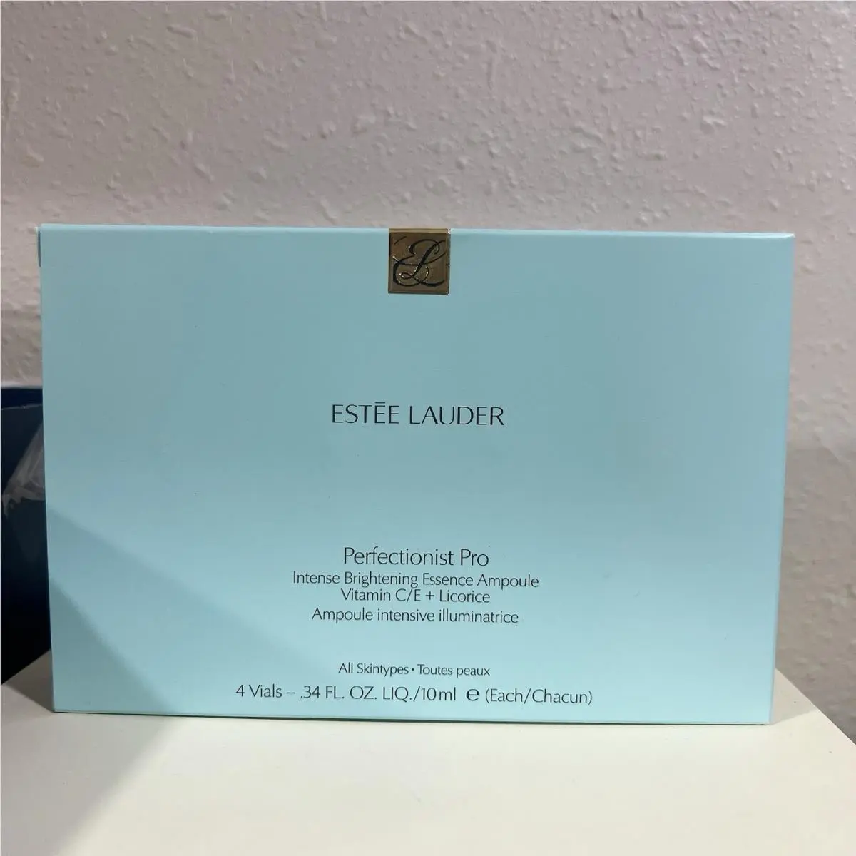 Estee Lauder Perfectionist Pro Intense Brightening Ampoule 4 Vials .34oz Each